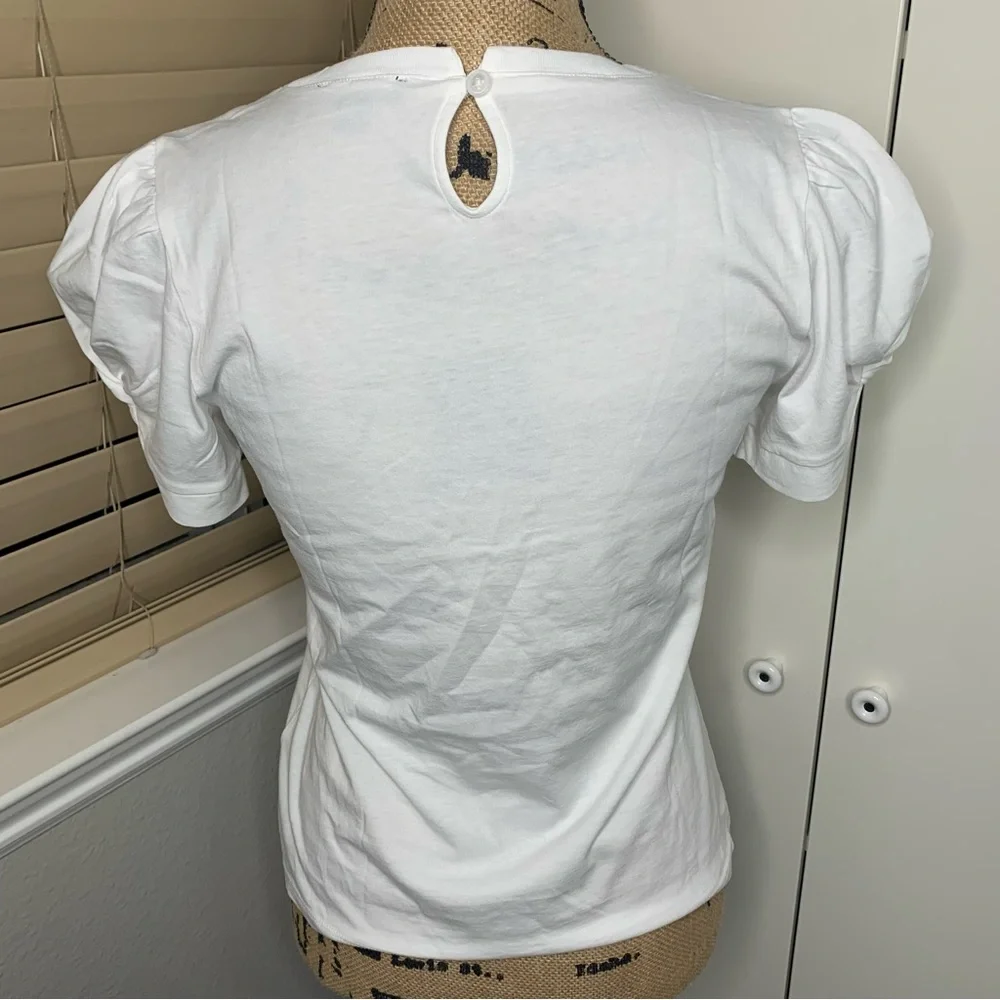 J. Crew Bubble Sleeve T-Shirt
